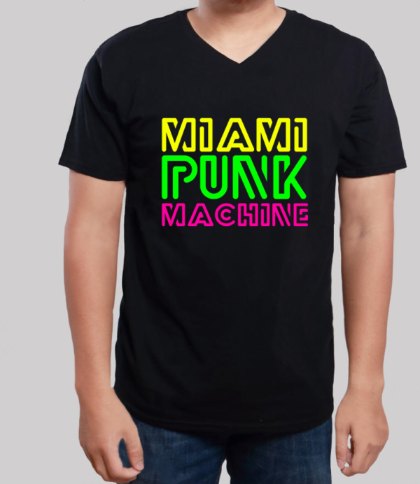 Miami Punk Machine T-Shirt Neon